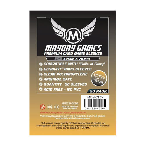 Obaly na karty 50 x 75 m (Mayday Premium) Obaly na karty 50 x 75 m (Mayday Premium)