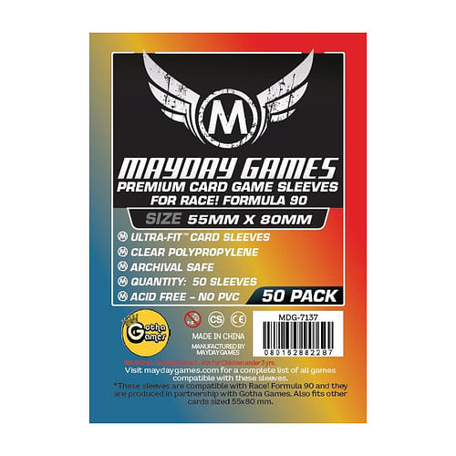 Obaly Mayday Games - "Race! Formula 90" Ultra Fit (50 ks)
