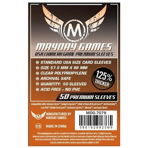 Obaly na karty 57,5 x 89 mm (Mayday Chimera Premium) Obaly na karty 57,5 x 89 mm (Mayday Chimera Premium)