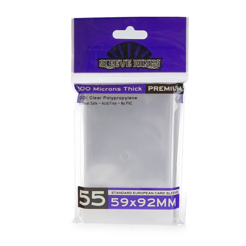 Levně Obaly na karty 59 x 92 mm (Sleeve Kings Premium)
