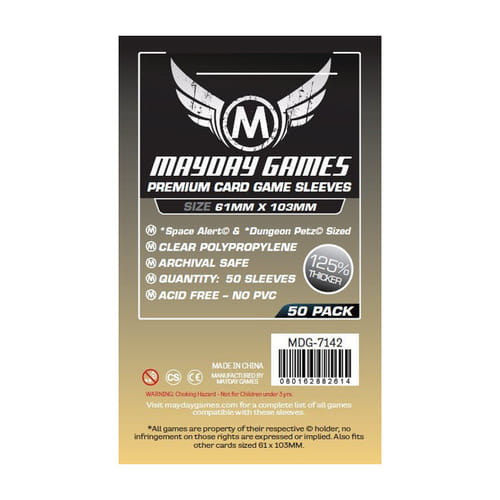 Levně Obaly na karty 61 x 103 mm (Mayday Premium)