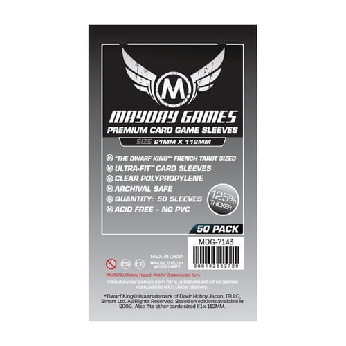 Obaly na karty 61 x 112 mm (Mayday Premium) Obaly na karty 61 x 112 mm (Mayday Premium)