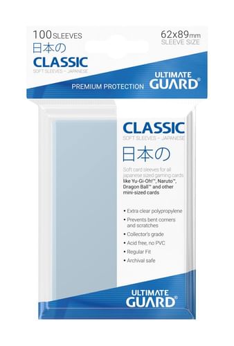 Obaly na karty 62 x 89 mm (Ultimate Guard Classic Soft) Obaly na karty 62 x 89 mm (Ultimate Guard Classic Soft)