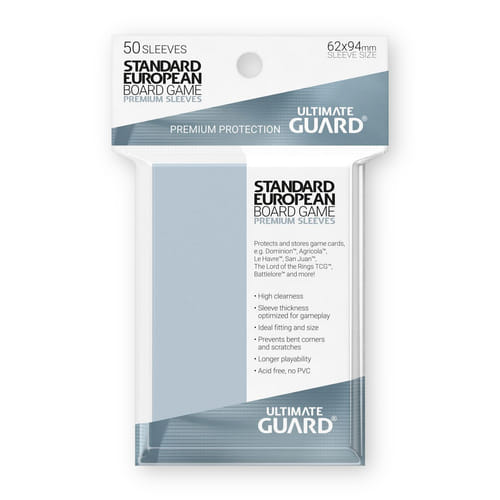 Levně Obaly na karty 62 x 94 mm (Ultimate Guard Premium Soft)