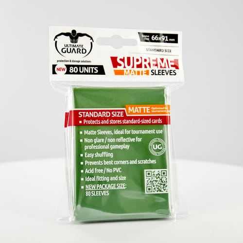 Obaly na karty 66 x 91 mm (Ultimate Guard Supreme) matné - farebné Obaly na karty 66 x 91 mm (Ultimate Guard Supreme) matné - farebné