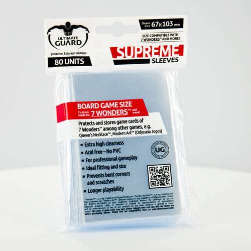 Obaly na karty 67 x 103 mm pre 7 Wonders (Ultimate Guard) Obaly na karty 67 x 103 mm pre 7 Wonders (Ultimate Guard)