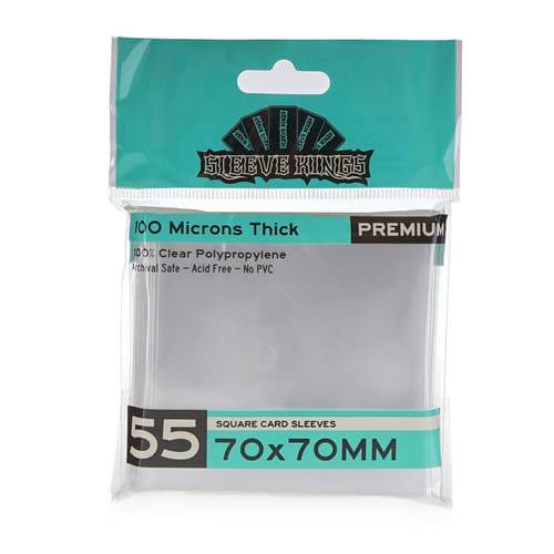 Levně Obaly na karty 70 x 70 mm (Sleeve Kings Premium)