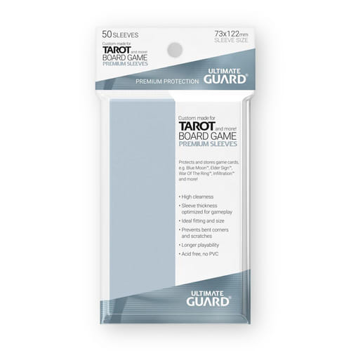 Levně Obaly na karty 73 x 122 mm pro Tarot (Ultimate Guard Premium Soft)