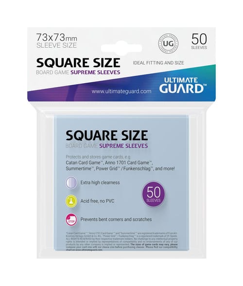 Levně Obaly na karty 73 x 73 mm (Ultimate Guard Supreme)