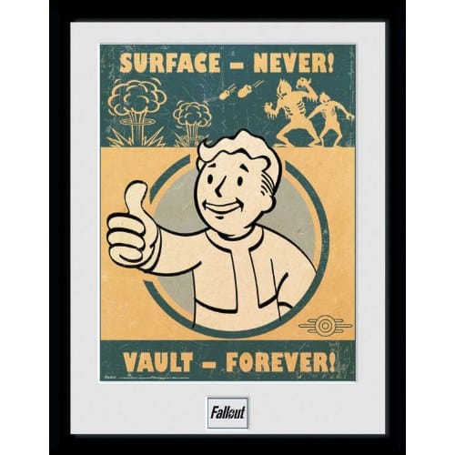 Levně Obraz Fallout - Surface Never Vault Forever