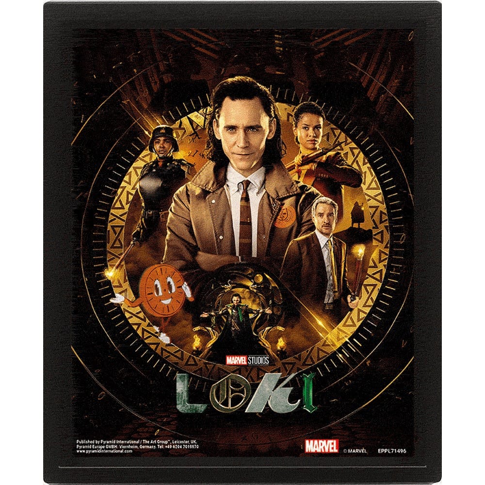 3D lentikulární obrázek Loki