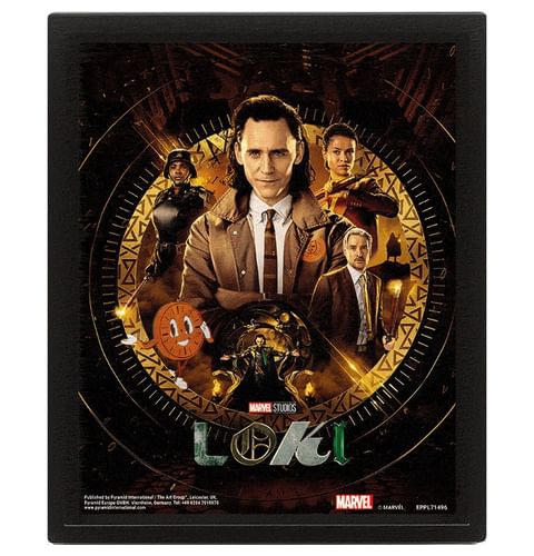 3D lentikulární obrázek Loki