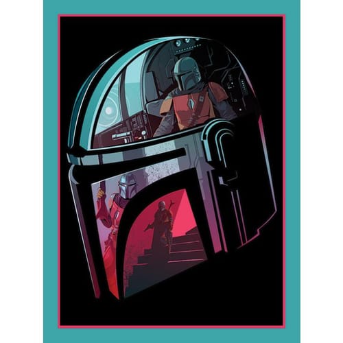 Obraz Star Wars: The Mandalorian - Helmet Section Obraz Star Wars: The Mandalorian - Helmet Section
