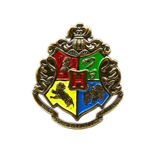 Odznak - erb Bradavíc - farebný Odznak - erb Bradavíc - farebný