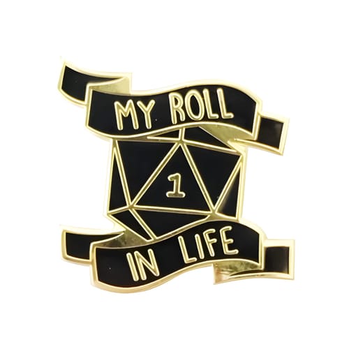 Odznak Dungeon and Dragons - My roll in life