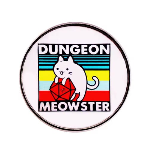 Odznak Dungeon Meowster