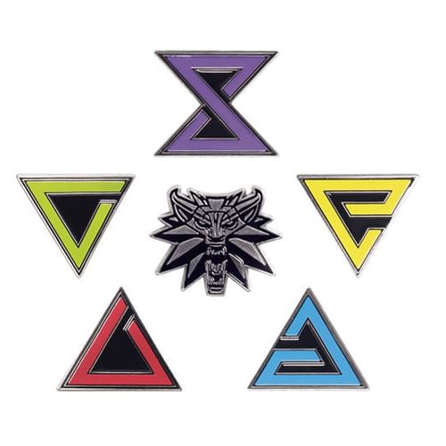 Odznaky Witcher 3 Wild Hunt (6 ks) Odznaky Witcher 3 Wild Hunt (6 ks)