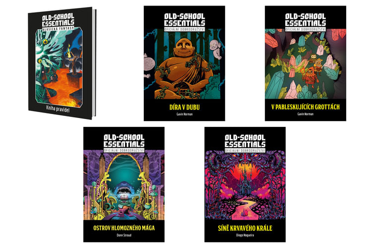 Základy starej školy: Základná edícia + štyri dobrodružstvá Základy starej školy: Základná edícia + štyri dobrodružstvá