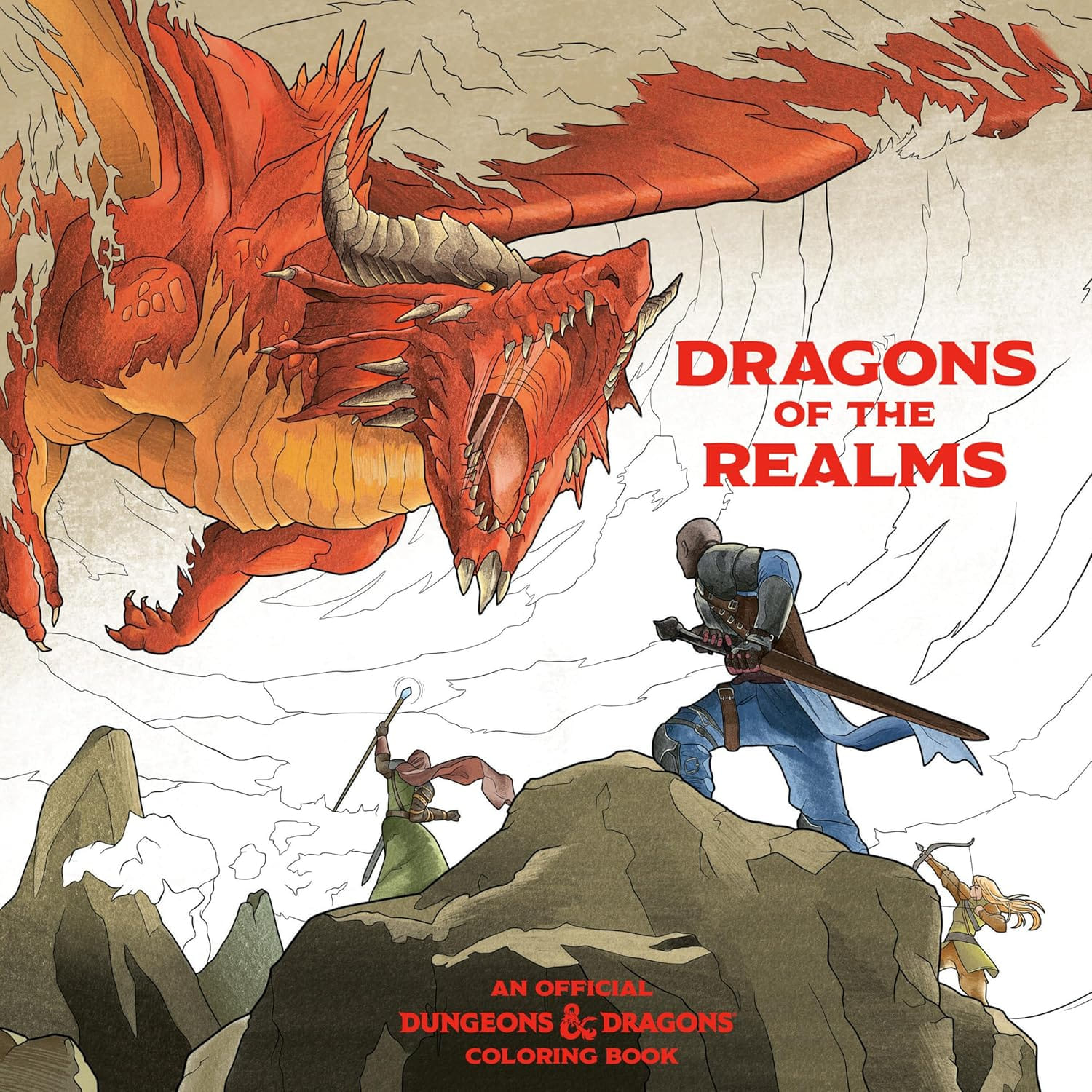 Omaľovánky Dungeons and Dragons: Dragons of the Realms