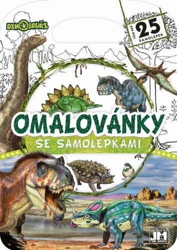 Omaľovánky so samolepkami - Dinosaury Omaľovánky so samolepkami - Dinosaury