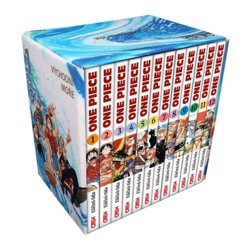 One Piece 1-12 – zberateľská krabička, časť 1: Eastern Sea (12 kníh) One Piece 1-12 – zberateľská krabička, časť 1: Eastern Sea (12 kníh)
