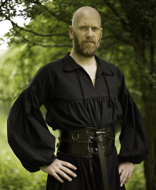 Opasek dvojitý, barva hnědá