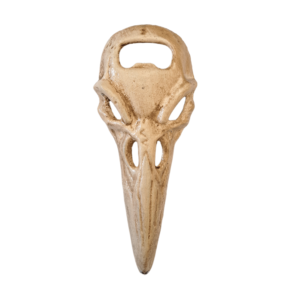 Otvárač na fľaše - Havrania lebka