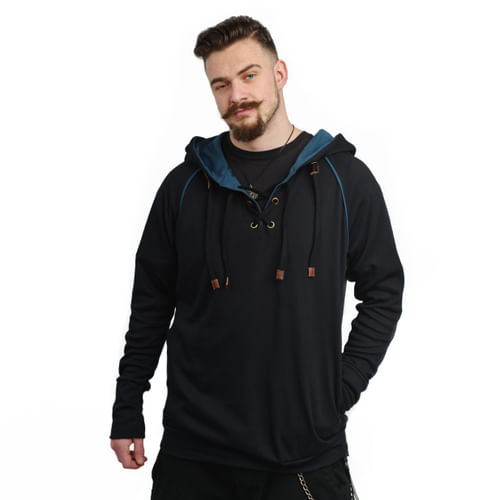 Pánska mikina Hugin, čierna Pánska mikina Hugin, čierna