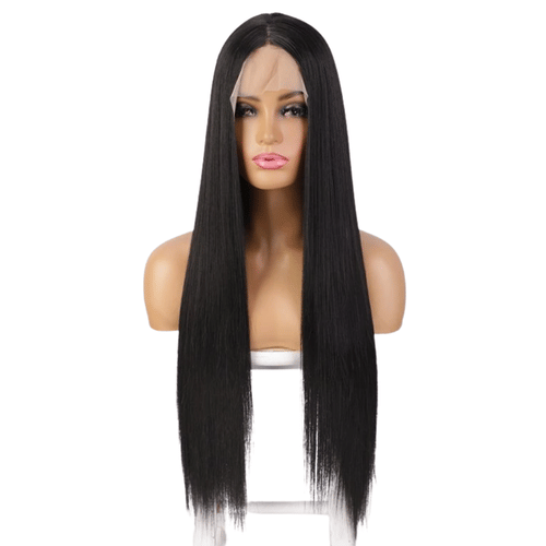 Levně Paruka Lace Front: Černá - Morticia