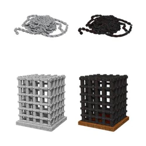 Pathfinder Battles: Deep Cuts Miniatures - Cage & Chains Pathfinder Battles: Deep Cuts Miniatures - Cage & Chains