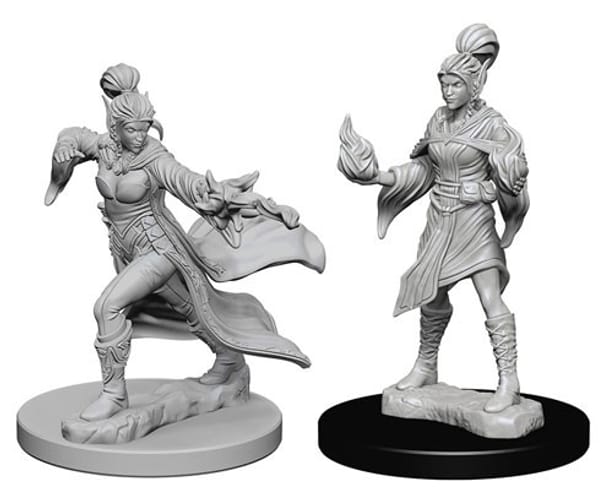 Pathfinder Battles: Deep Cuts Miniatures - Elf Female Sorcerers Pathfinder Battles: Deep Cuts Miniatures - Elf Female Sorcerers