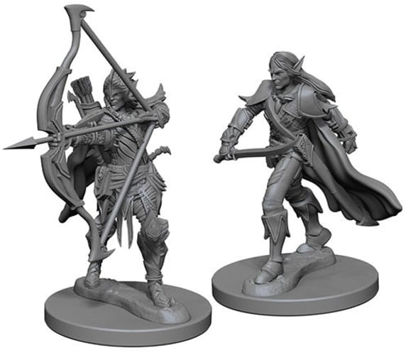 Pathfinder Battles: Deep Cuts Miniatures - Elf Male Fighters Pathfinder Battles: Deep Cuts Miniatures - Elf Male Fighters