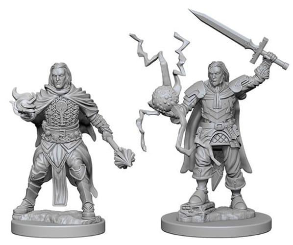 Pathfinder Battles: Deep Cuts Miniatures - Human Male Clerics Pathfinder Battles: Deep Cuts Miniatures - Human Male Clerics