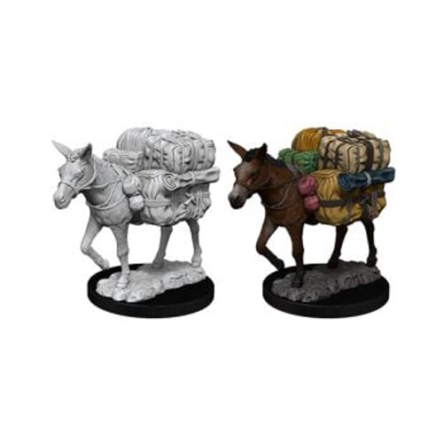 Pathfinder Battles: Deep Cuts Miniatures - Mule Pathfinder Battles: Deep Cuts Miniatures - Mule