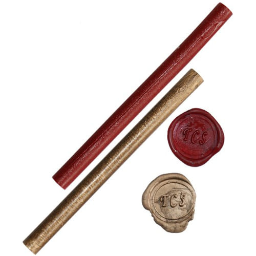 Pečetní vosk do tavicí pistole, barva červená