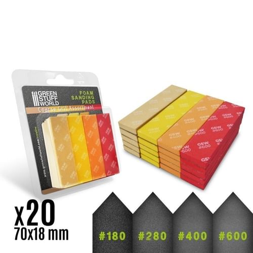 Penové pilníky - hrubšie, 20 ks Penové pilníky - hrubšie, 20 ks