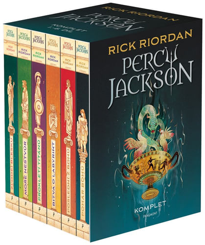 Percy Jackson - komplet + box Percy Jackson - komplet + box