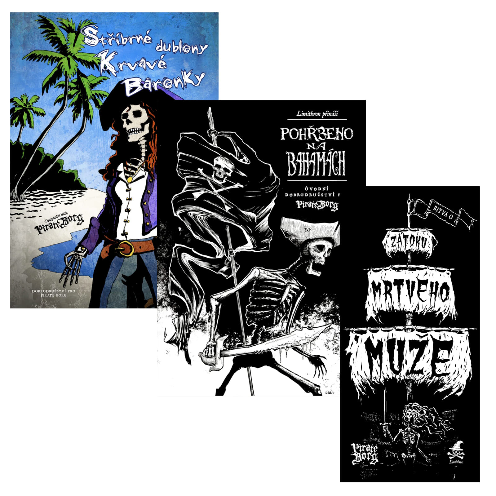 Pirate Borg - Hra na hrdiny: Sada dobrodružství