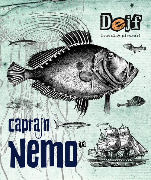 Levně Pivo Dejf Captain Nemo IPA