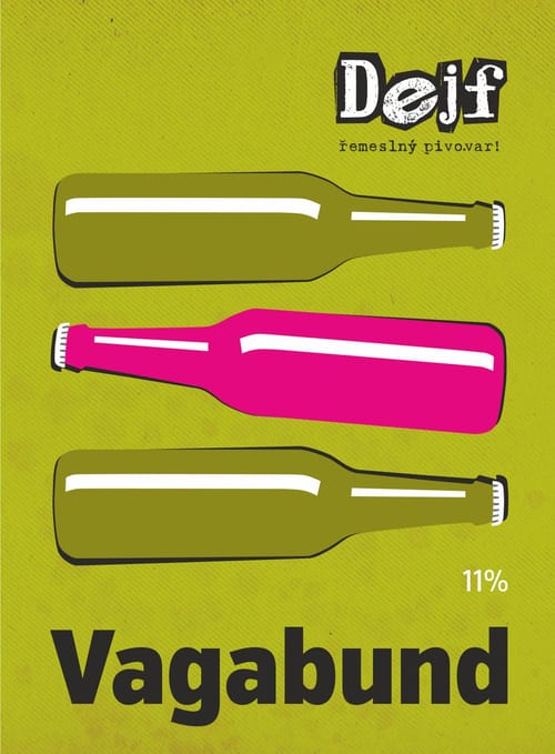 Levně Pivo Dejf Vagabund ležák 11°