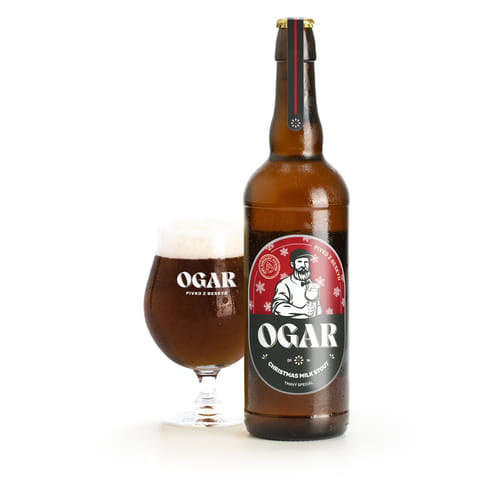 Pivo Ogar Vianočné Milk Stout 14° Pivo Ogar Vianočné Milk Stout 14°