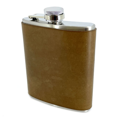 Placatka s koženým obalom Placatka s koženým obalom