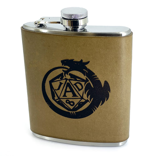 Placatka s koženým obalom Jaskyne a draci Placatka s koženým obalom Jaskyne a draci