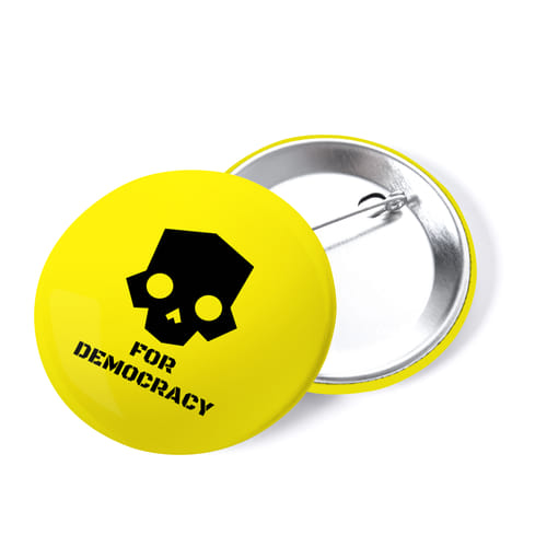 Placka Helldivers - For Democracy Placka Helldivers - For Democracy