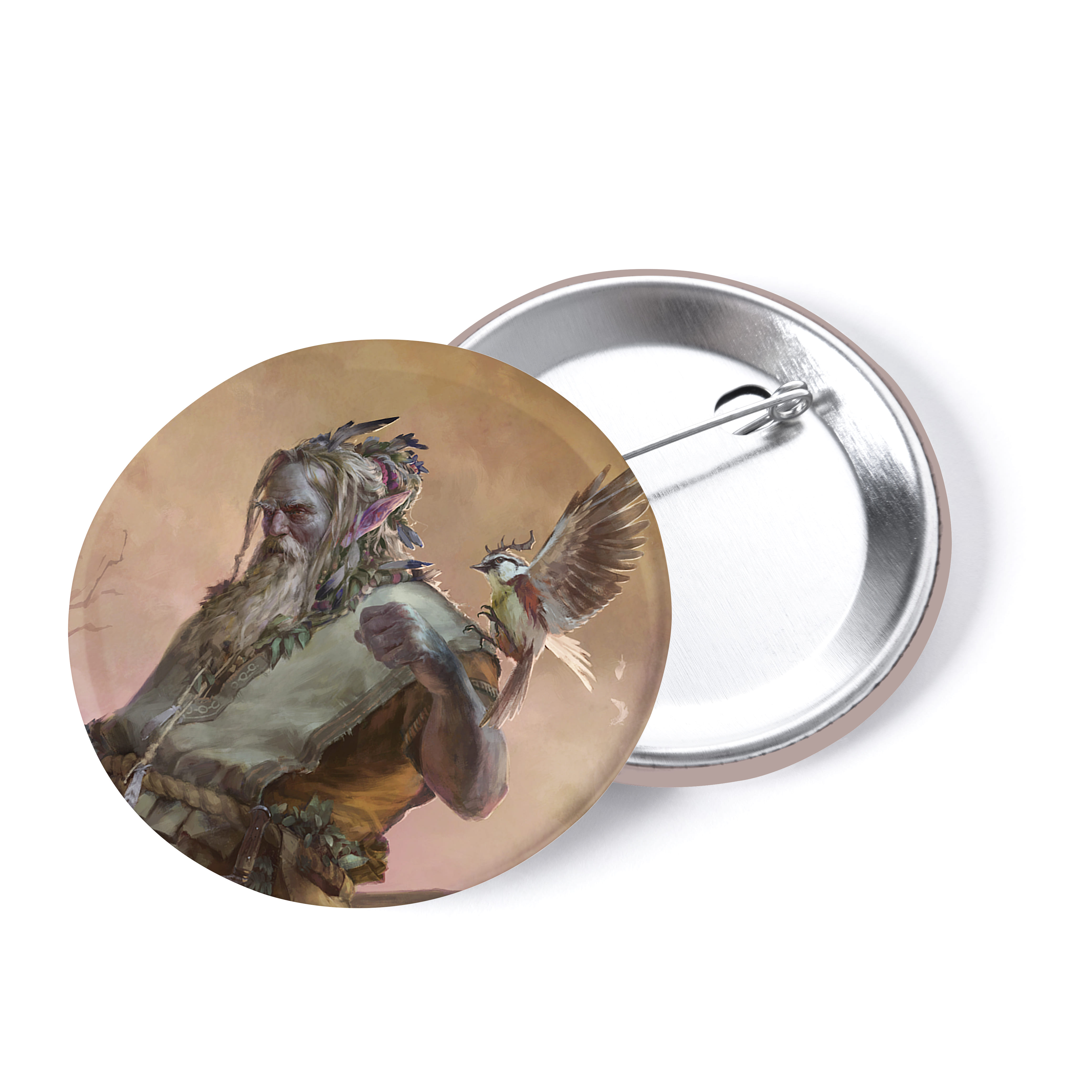 Placka Jeskyně a draci - Elf druid