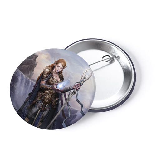 Placka Jeskyně a draci - Elfka klerik