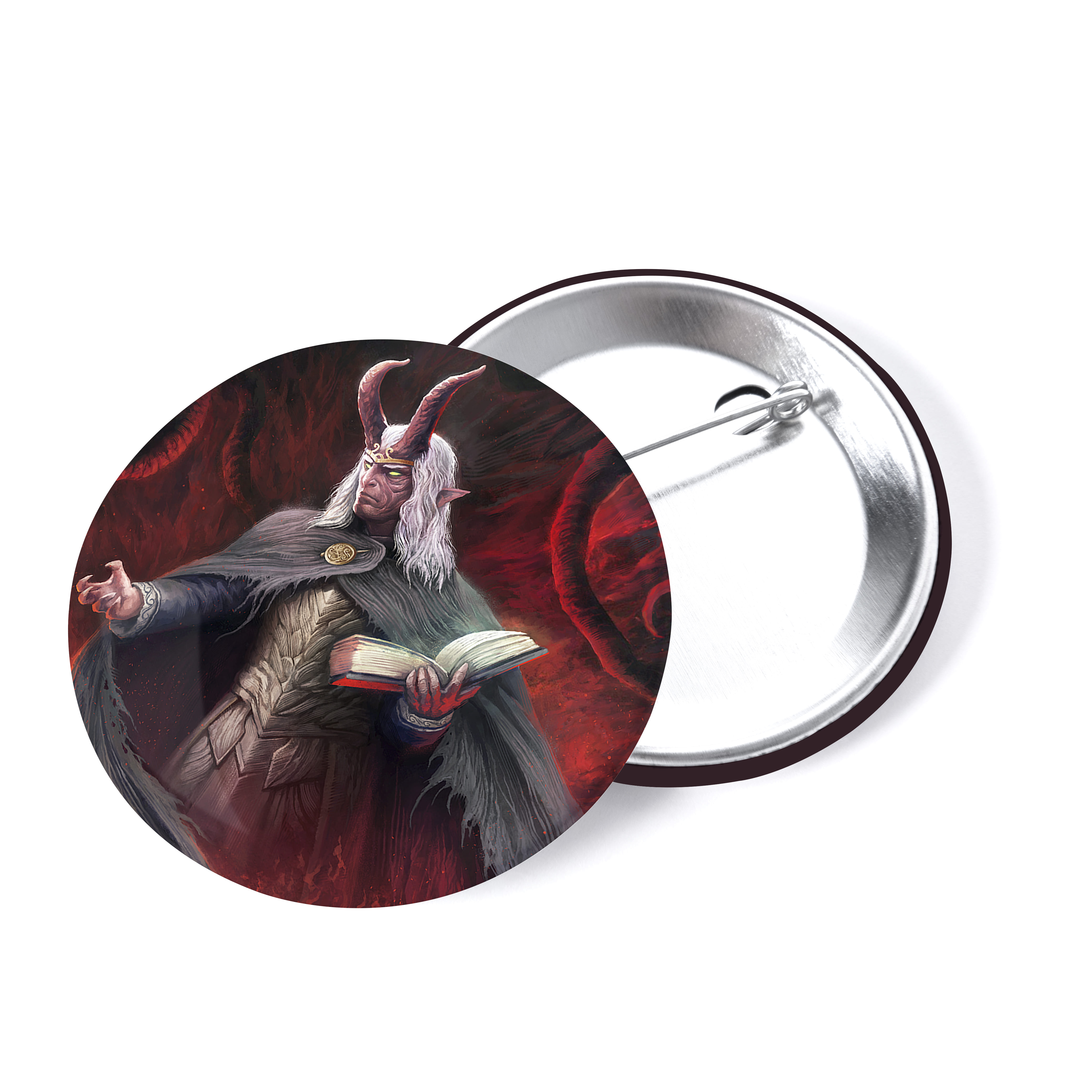 Placka Jeskyně a draci - Tiefling černokněžník