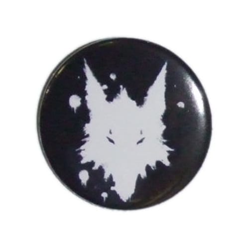 Odznak Lone Wolf čierny Odznak Lone Wolf čierny