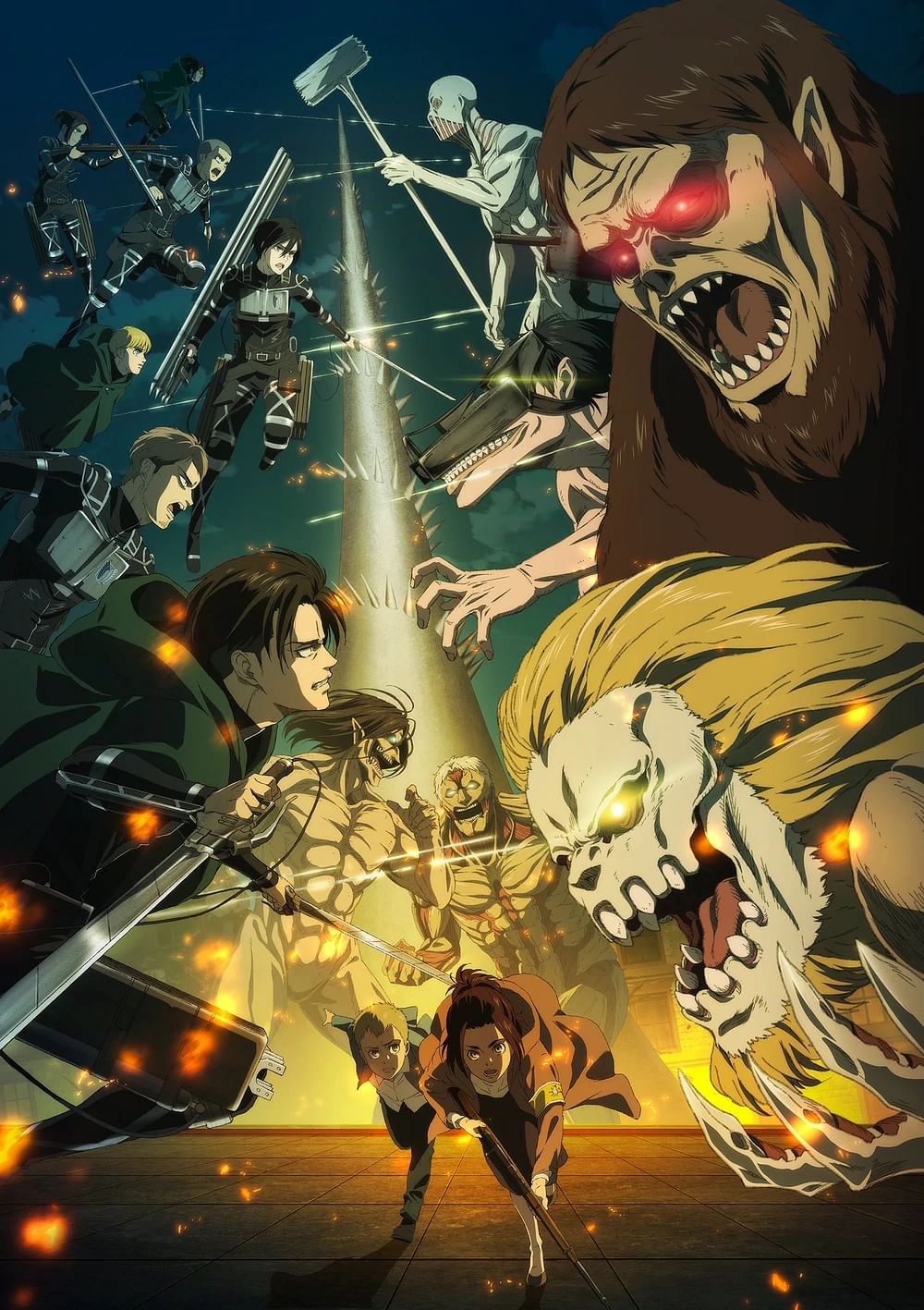 Plakát Attack on Titan - Paradis vs. Marley | imago.cz