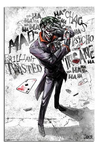 Plakát DC Comics - Joker Type